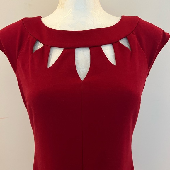 Laundry by Design Sheath Dress Red Size 10 - Picture 3 of 5